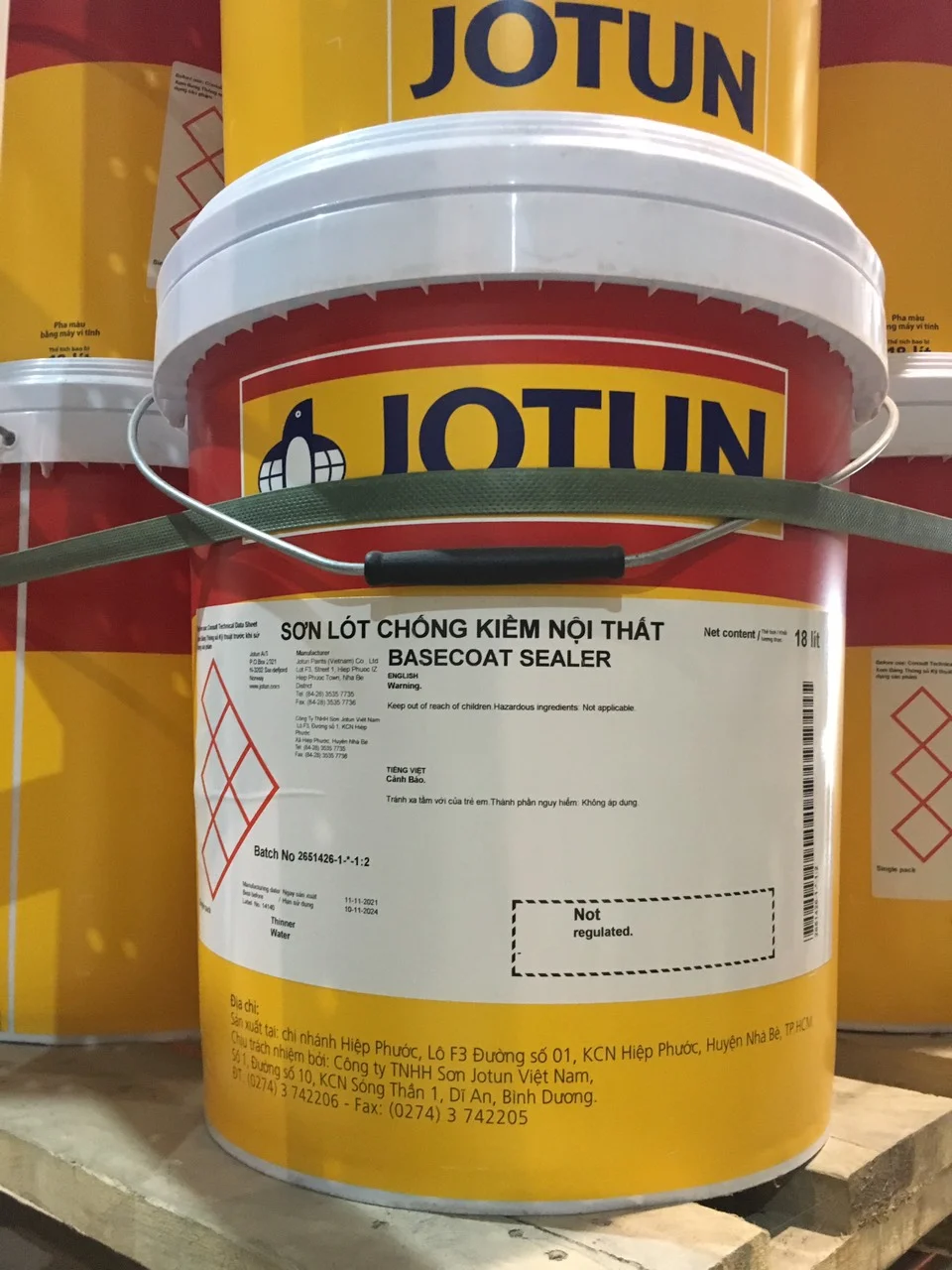 Sơn lót chống kiềm nội thất Jotun Basecoat Sealer - Dự án