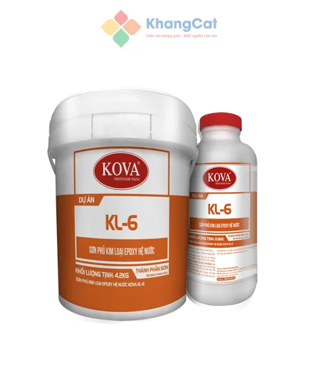 Sơn phủ kim loại Epoxy hệ nước KOVA KL-6