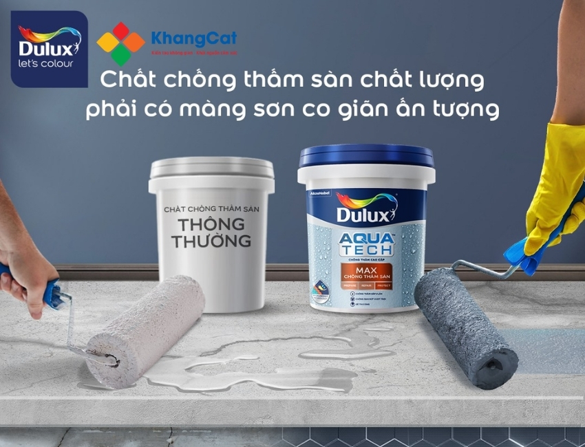 Sơn Chống thấm sàn Dulux Aquatech Max chính hãng