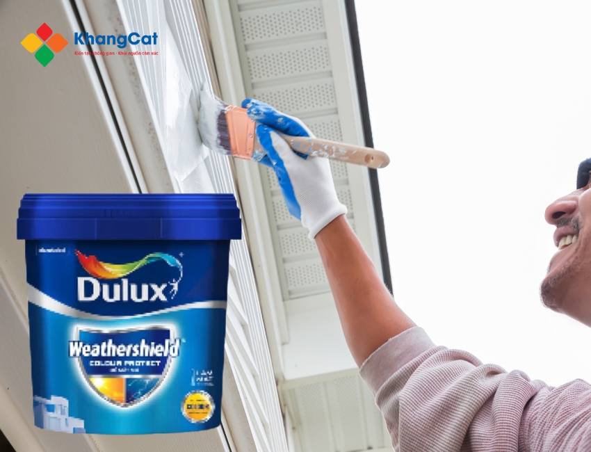 Thi công sơn ngoại thất Dulux đúng kỹ thuật