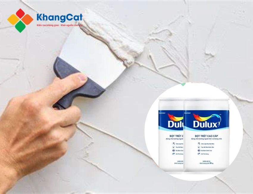 Thi công bột bả Dulux đúng kỹ thuật