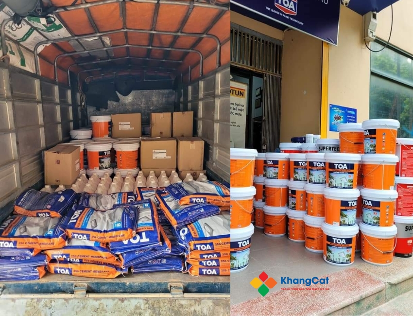 Khang Cát – đại lý sơn chống thấm TOA tại Hà Nội, cam kết chính hãng, giá tốt.