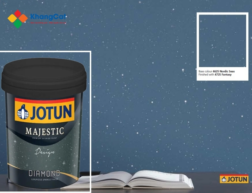 Sơn nooij thất hiệu ứng Jotun thi công dễ dàng, tạo hiệu ứng ánh kim cương lấp lánh sang trọng