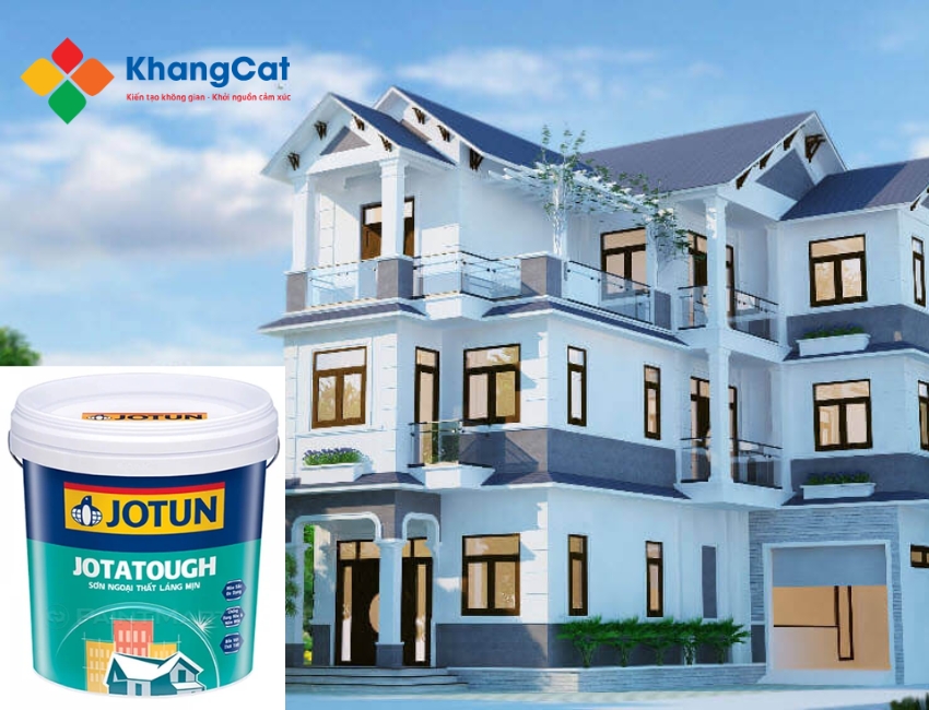 Sơn Jotun Jotatough ngoại thất -Giải pháp hoàn hảo cho mọi nhu cầu sơn ngoài trời 