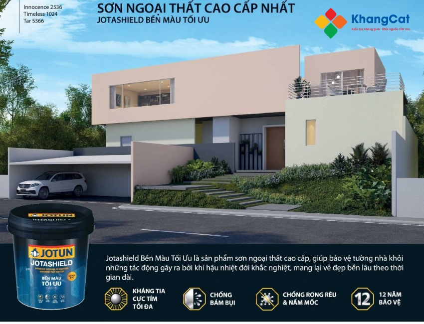 Với những tính năng nổi bật Sơn ngoại thất Jotun bền màu tối ưu luôn là lựa chọn hàng đầu của mọi gia chủ