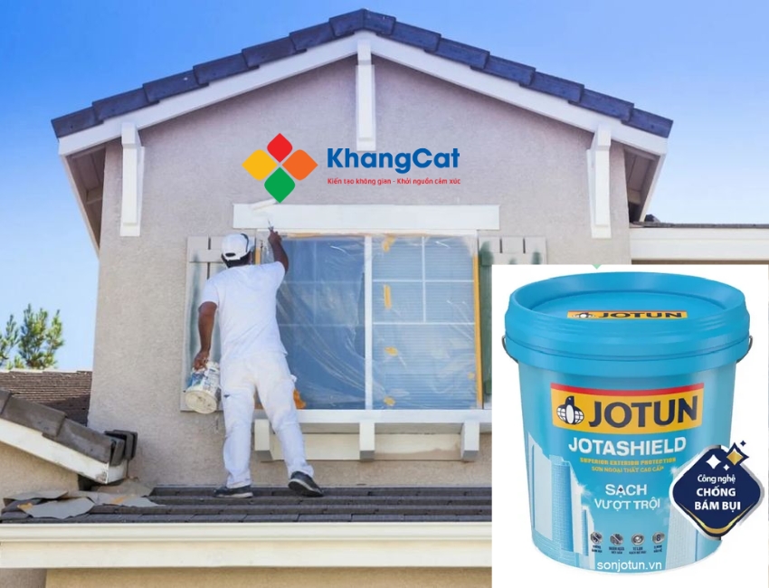 Thi công nhanh chóng, dễ dàng với sơn ngoại thất Jotun chính hãng